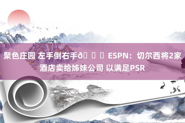 聚色庄园 左手倒右手👋ESPN：切尔西将2家酒店卖给姊妹公司 以满足PSR