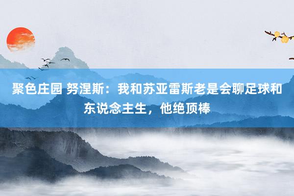 聚色庄园 努涅斯：我和苏亚雷斯老是会聊足球和东说念主生，他绝顶棒