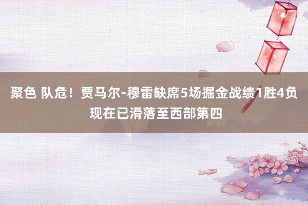 聚色 队危！贾马尔-穆雷缺席5场掘金战绩1胜4负 现在已滑落至西部第四